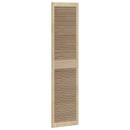 Skabsdør 4 pcs Naturfarvet 201 x 2,1 x 49,5 cm Massiv fyrretræ