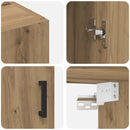 Vægmonteret skab 2 pcs Artisan Egetræ 69,5 x 34 x 90 cm