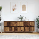 Opbevaringsskab 3 pcs Gammelt træ 60 x 35 x 70 cm