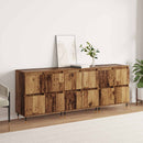 Opbevaringsskab 3 pcs Gammelt træ 60 x 35 x 70 cm