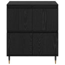 Opbevaringsskab 3 pcs Sort eg 60 x 35 x 70 cm