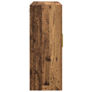 Vægmonteret skab 2 pcs Gammelt træ 69,5 x 34 x 90 cm