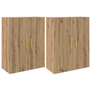 Vægmonteret skab 2 pcs Artisan Egetræ 69,5 x 34 x 90 cm