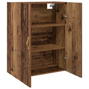 Vægmonteret skab 2 pcs Gammelt træ 69,5 x 34 x 90 cm