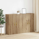 Vægmonteret skab 2 pcs Artisan Egetræ 69,5 x 34 x 90 cm