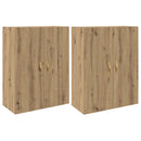 Vægmonteret skab 2 pcs Artisan Egetræ 69,5 x 34 x 90 cm