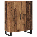 Highboard 2 pcs Gammelt træ Konstrueret træ