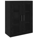Highboard 2 pcs Sort eg Konstrueret træ