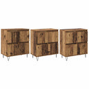 Sideboards 3 pcs Gammelt træ