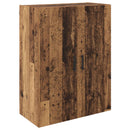 Vægmonteret skab 2 pcs Gammelt træ 69,5 x 34 x 90 cm