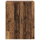 Vægmonteret skab 2 pcs Gammelt træ 69,5 x 34 x 90 cm