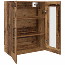 Væghængte skabe 2 pcs Gammelt træ 69,5 x 34 x 90 cm