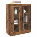 Væghængte skabe 2 pcs Gammelt træ 69,5 x 34 x 90 cm