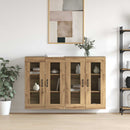 Væghængte skabe 2 pcs artisan eg 69,5 x 34 x 90 cm