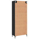 Highboard Sort eg 69,5 x 34 x 180 cm Konstrueret træ