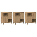 Sideboards 3 pcs Artisan Egetræ