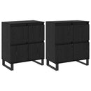 Sideboard 2 pcs Sort eg 60 x 35 x 70 cm