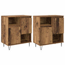 Sideboard 2 pcs Gammelt træ 60 x 35 x 70 cm