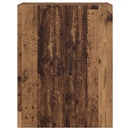 Vægmonteret skab 2 pcs Gammelt træ 69,5 x 34 x 90 cm