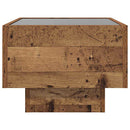 Sofabord Gammelt træ 40 x 40 x 30 cm Konstrueret træ