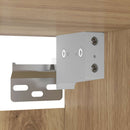 Væghængte skabe 2 pcs Artisan eg og Sort 69,5 x 34 x 90 cm