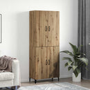 Highboard 2 pcs Artisan Egetræ Konstrueret træ