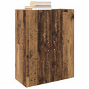 Vægmonteret skab 2 pcs Gammelt træ 69,5 x 34 x 90 cm