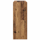 Vægmonteret skab 2 pcs Gammelt træ 69,5 x 34 x 90 cm