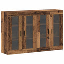 Væghængte skabe 2 pcs Gammelt træ 69,5 x 34 x 90 cm