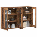 Væghængte skabe 2 pcs Gammelt træ 69,5 x 34 x 90 cm