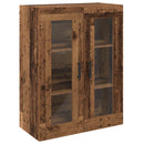 Væghængte skabe 2 pcs Gammelt træ 69,5 x 34 x 90 cm