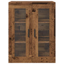 Væghængte skabe 2 pcs Gammelt træ 69,5 x 34 x 90 cm