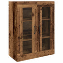 Highboard 2 pcs Gammelt træ Konstrueret træ