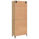 Highboard 2 pcs Artisan Egetræ Konstrueret træ