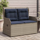 Havebænk Grå polyrattan