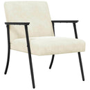 lænestol Creme 59 x 75 x 78 cm Fløjl
