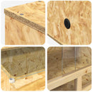 Terrarium Brun 100 x 50 x 50 cm OSB
