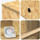 Terrarium Brun 50 x 50 x 100 cm OSB