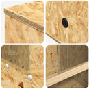 Terrarium Brun 50 x 50 x 80 cm OSB