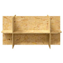 Terrariumbase Brun 100 x 50 x 50 cm OSB