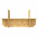 Terrariumbase Brun 100 x 50 x 50 cm OSB