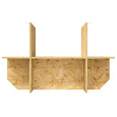 Terrariumbase Brun 80 x 50 x 50 cm OSB