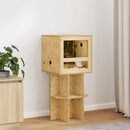 Terrariumbase med hylde Brun 40 x 40 x 50 cm OSB