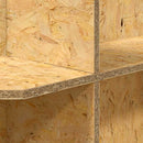 Terrariumbase med hylde Brun 100 x 40 x 50 cm OSB