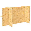 Terrariumbase med hylde Brun 100 x 40 x 50 cm OSB