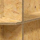 Terrariumbase med hylde Brun 60 x 30 x 50 cm OSB
