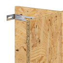 Terrariumbase med hylde Brun 60 x 30 x 50 cm OSB