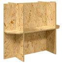 Terrariumbase med hylde Brun 60 x 30 x 50 cm OSB
