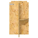 Terrariumbase med hylde Brun 60 x 30 x 50 cm OSB