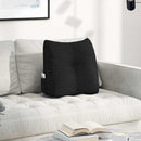 Rygpude Sort 45 x 24 x 50 cm Stof